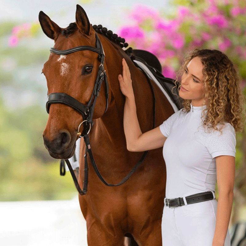 LeMieux - Chemise manches courtes femme Olivia blanc | - Ohlala