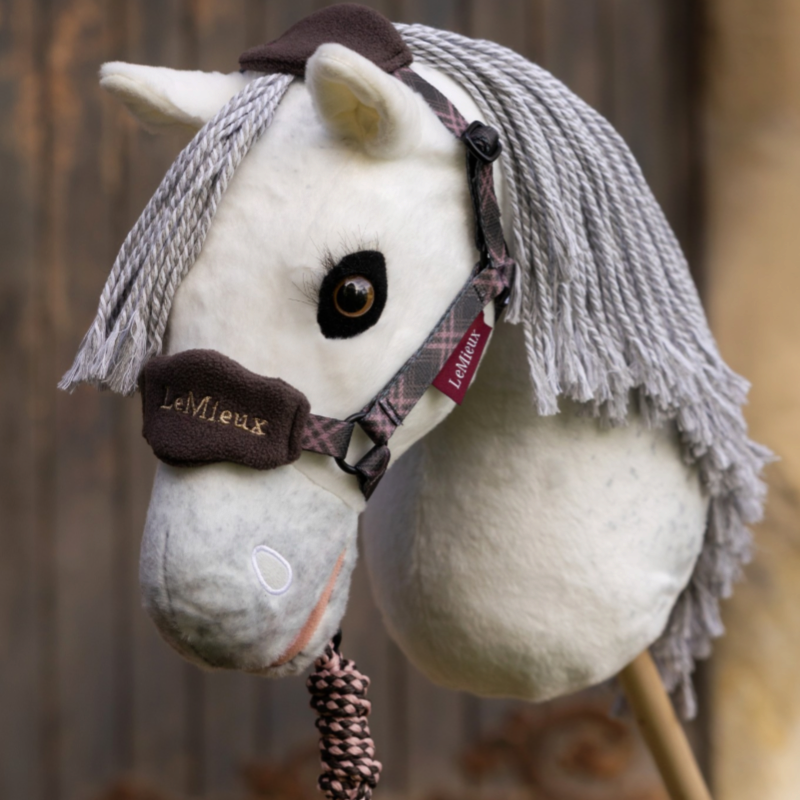 LeMieux - Longe et licol Vogue pour Hobby Horse cocoa