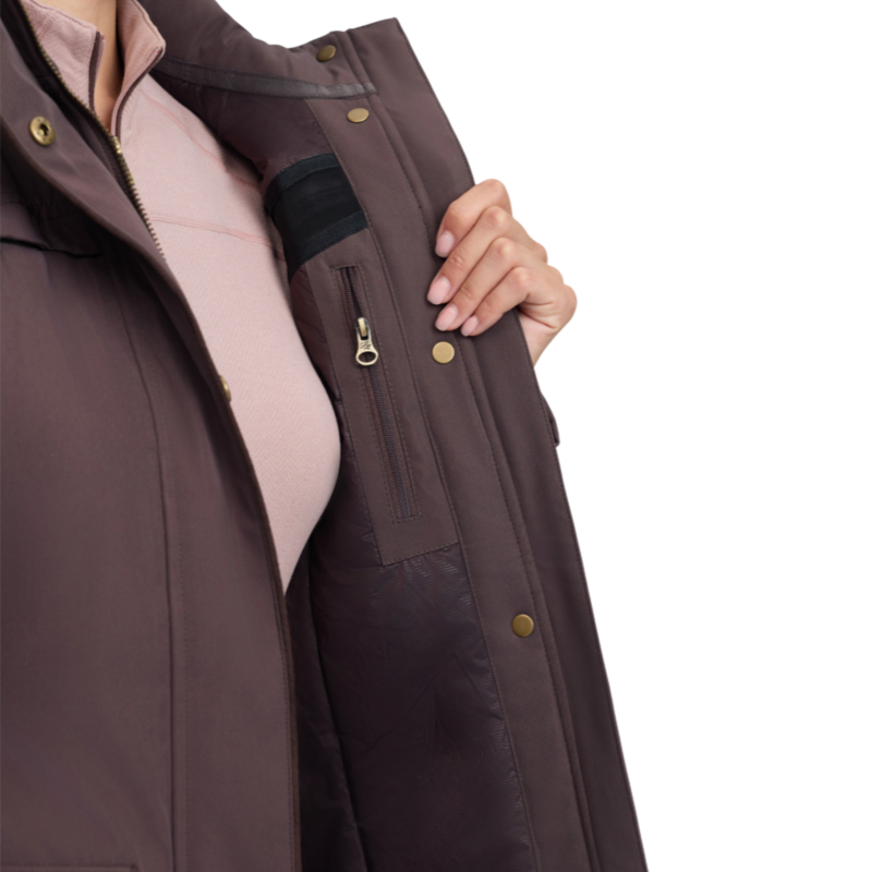 LeMieux - Manteau imperméable femme Heritage Beatrice cocoa