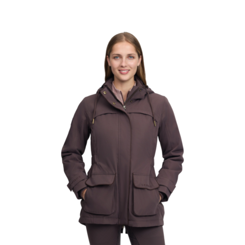 LeMieux - Manteau imperméable femme Heritage Beatrice cocoa