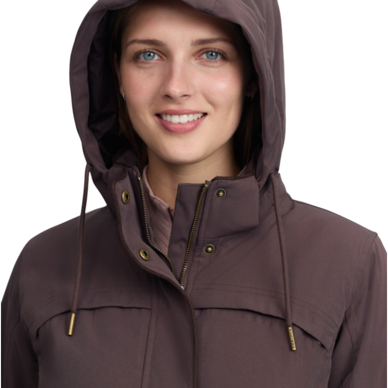 LeMieux - Manteau imperméable femme Heritage Beatrice cocoa