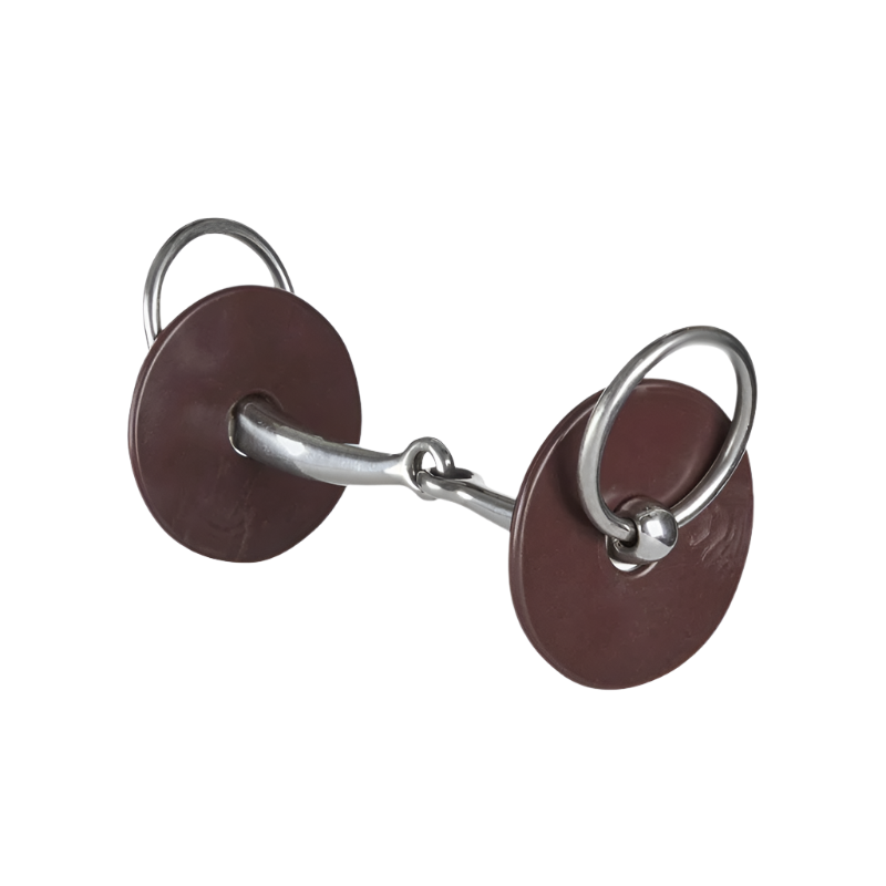 LeMieux - Rondelles de mors en silicone marron