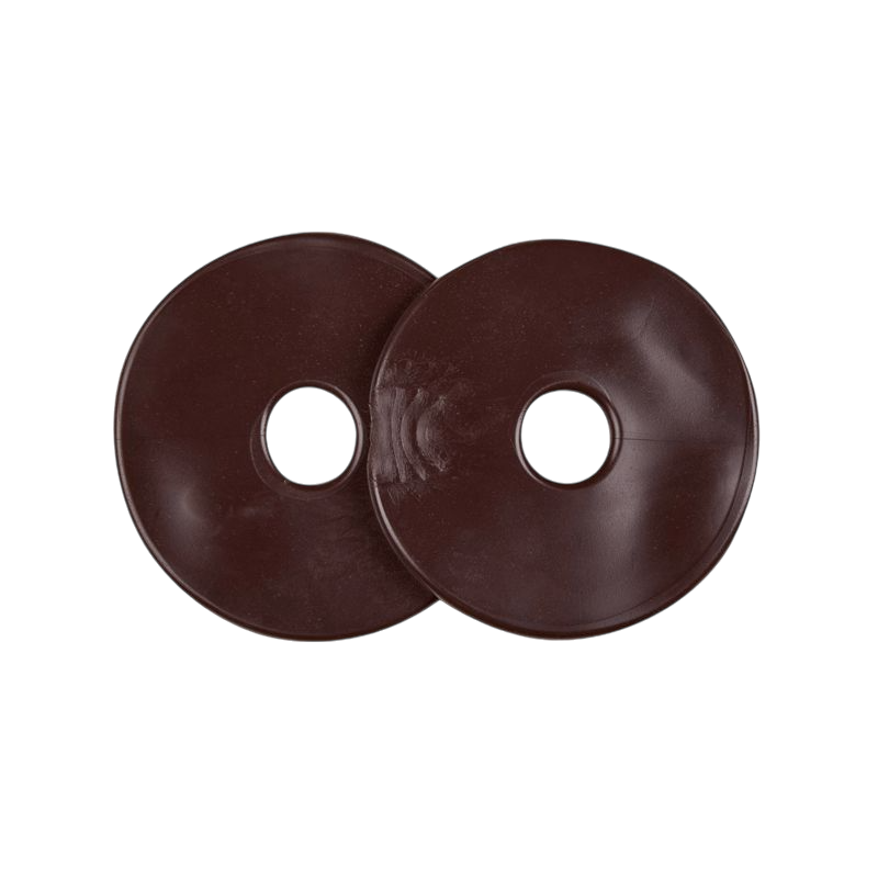 LeMieux - Rondelles de mors en silicone marron