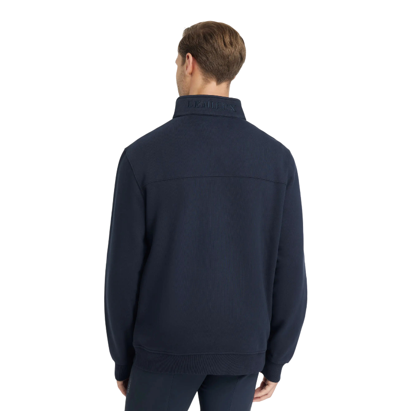 LeMieux - Sweat col zippé homme marine | - Ohlala