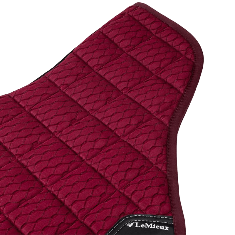 LeMieux - Tapis de selle Mesh Air Close Contact bordeaux | - Ohlala