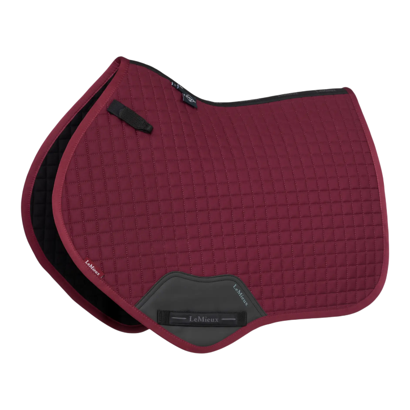 LeMieux - Tapis de selle Close Contact Square bordeaux