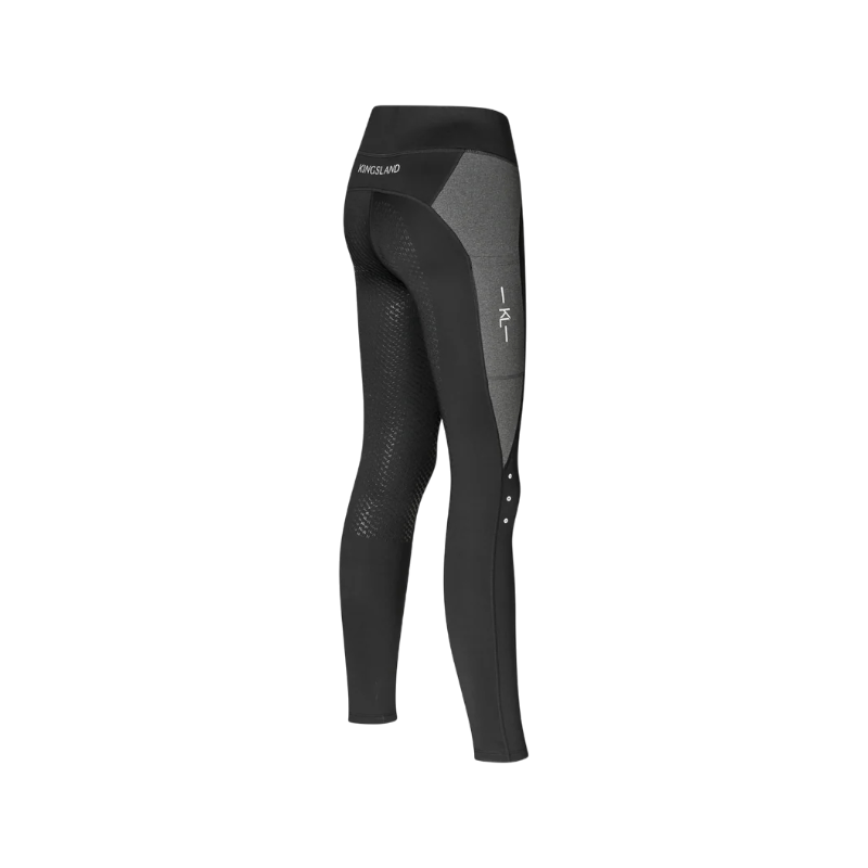 Kingsland - Legging d'équitation femme KLValli noir/ gris full grip