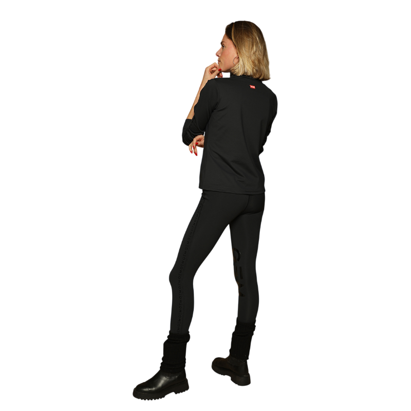 GEM - Legging d'équitation femme Manhattan noir | - Ohlala