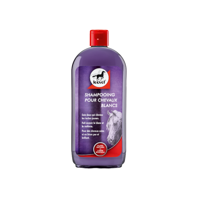 Leovet - Shampoing pour chevaux gris et blancs