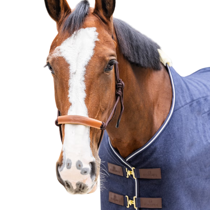 Kentucky Horsewear - Licol éthologique Corde marron | - Ohlala