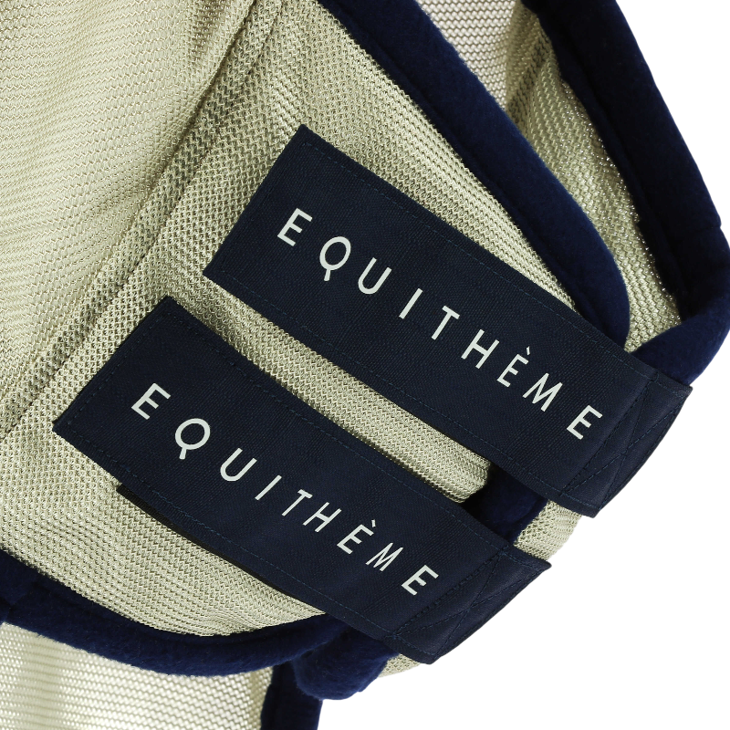 Equithème - Masque anti-mouches Aquafly 2 en 1 beige