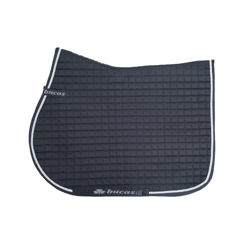 Bucas - Tapis de selle Max noir/ silver