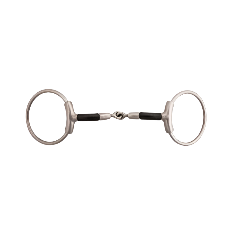 Metalab - Mors deux anneaux Pinchless anatomique caoutchouc