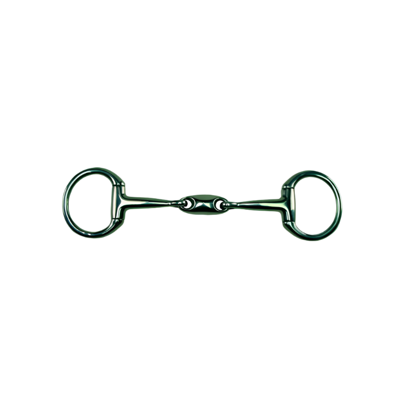 Metalab - Mors de bride à olive double brisure plein