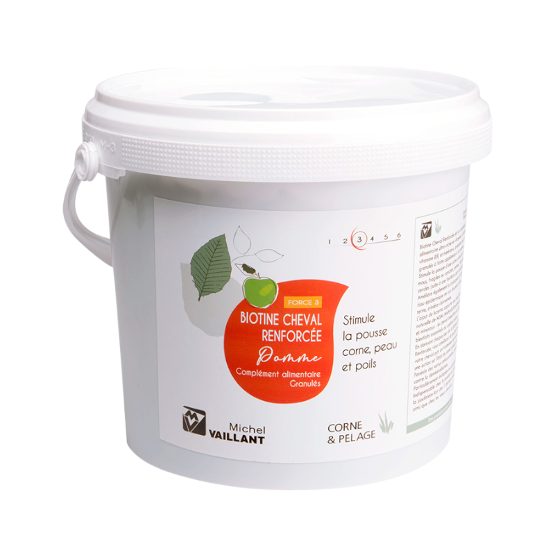 Michel Vaillant - Complément alimentaire granulés pour sabot et peau Biotine renforcée pomme