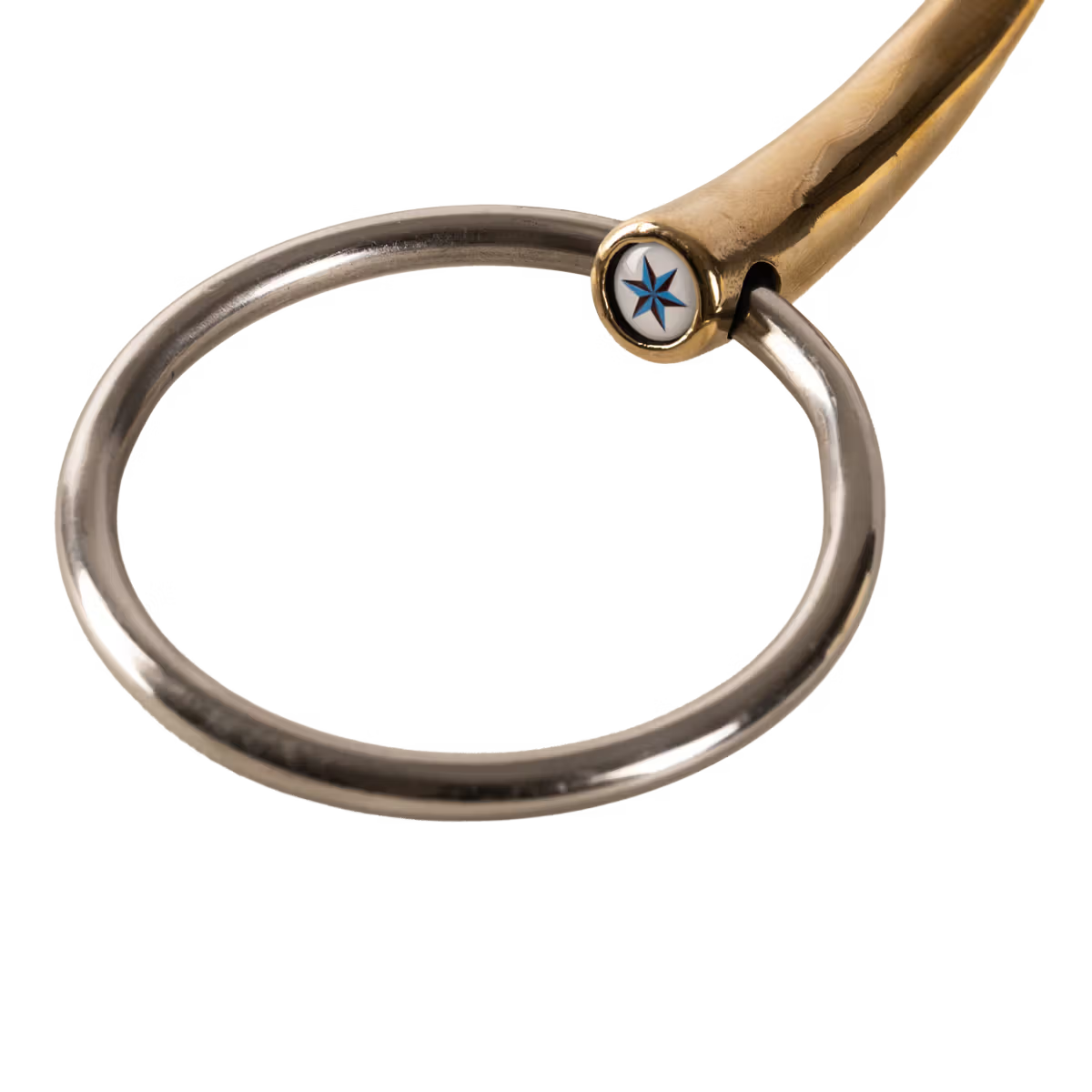 Velari  - Mors à anneaux double brisure en cuivre doux 16mm