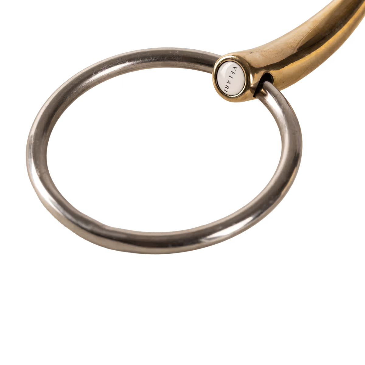 Velari  - Mors à anneaux simple brisure en cuivre doux 16mm