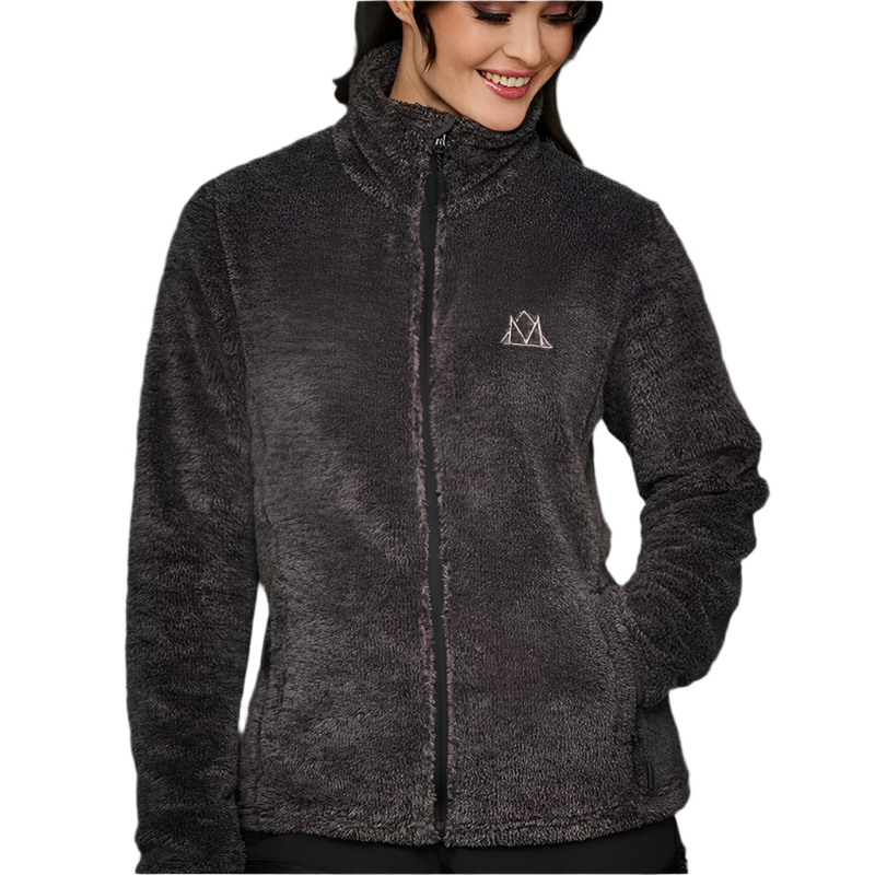 Mountain Horse - Veste manche longue femme Fuzzy polaire gris