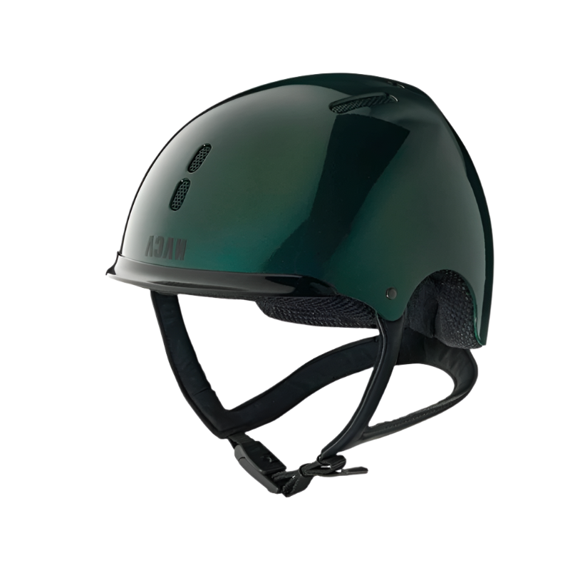 NACA - Casque d'équitation Gravity S sans visière brillant vert