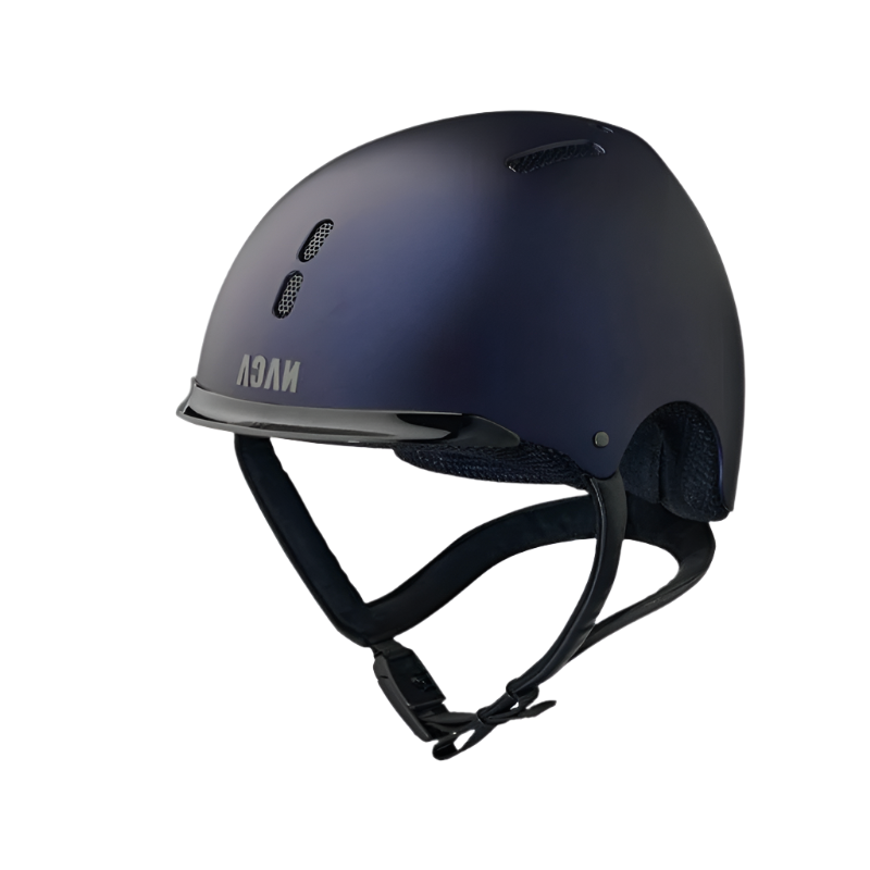 NACA - Casque d'équitation Gravity S sans visière mat bleu