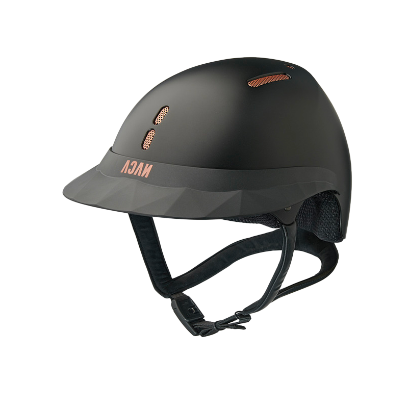 NACA - Casque d'équitation Gravity S visière polo noir onyx matt/ rose gold | - Ohlala