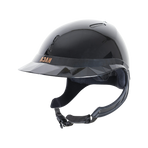 NACA - Casque d'équitation Gravity TR visière polo noir brillant | - Ohlala