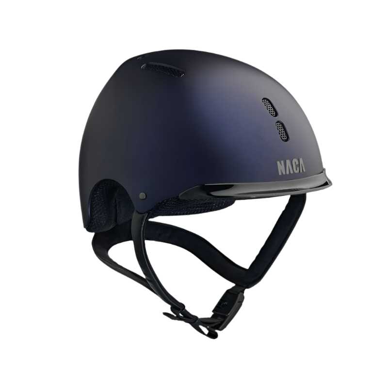 NACA - Casque d'équitation Gravity S sans visière mat bleu