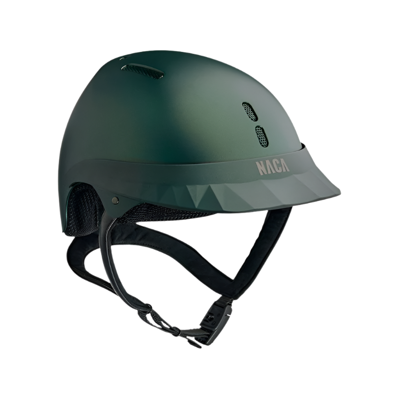 NACA - Casque d'équitation Gravity S visière standard mat vert