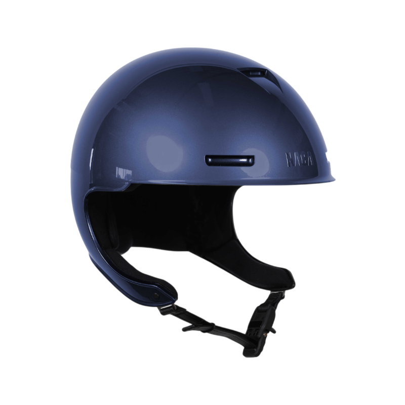 NACA - Casque d'équitation sans visière Comète XP bleu brillant
