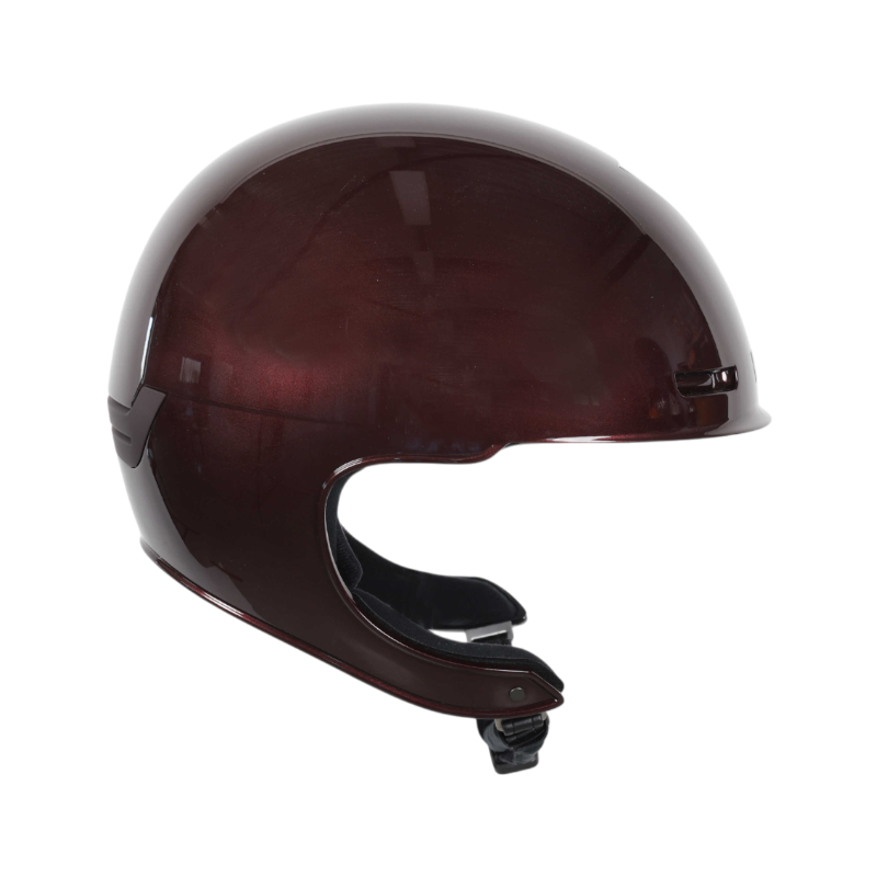 NACA - Casque d'équitation sans visière Comète XP prune brillant