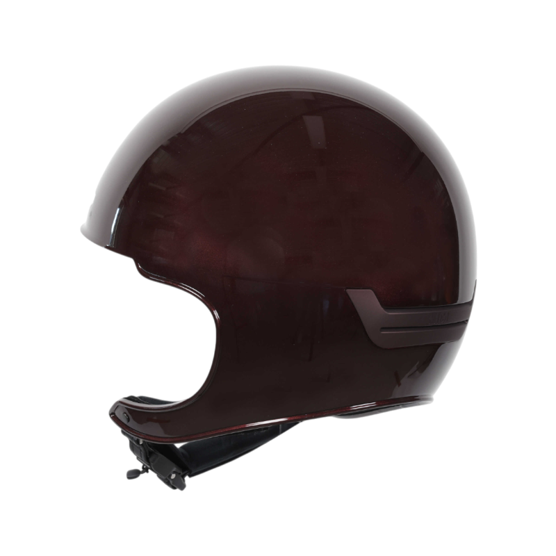 NACA - Casque d'équitation sans visière Comète XP prune brillant