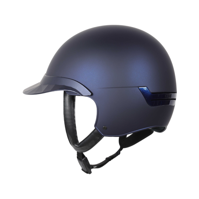 NACA - Casque d'équitation visière polo Comète S bleu mat
