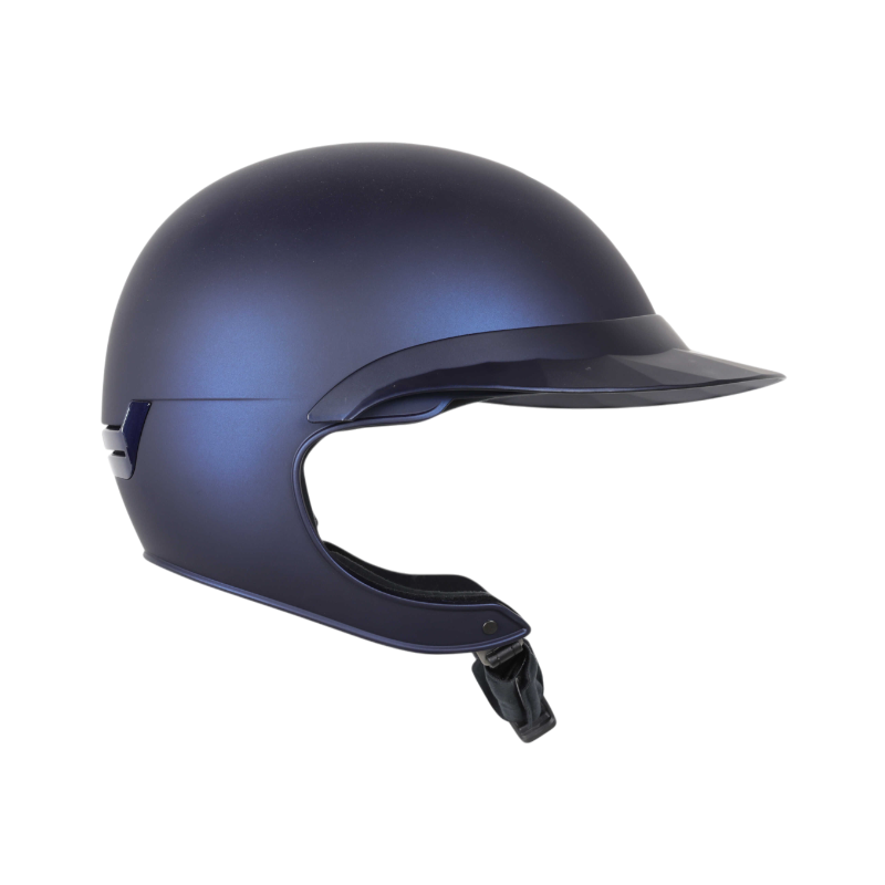 NACA - Casque d'équitation visière polo Comète XP bleu mat