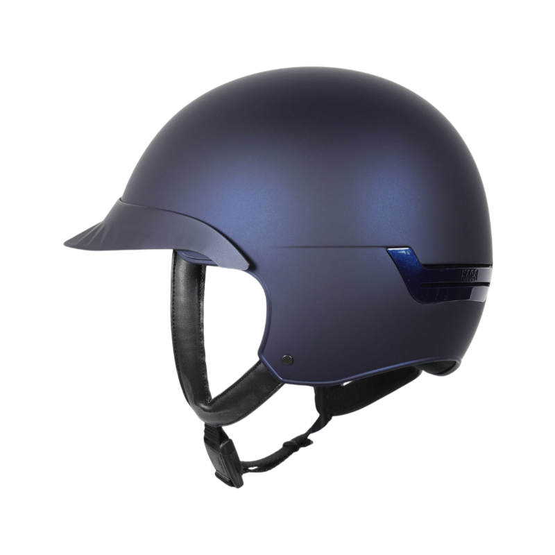 NACA - Casque d'équitation visière standard Comète S bleu mat