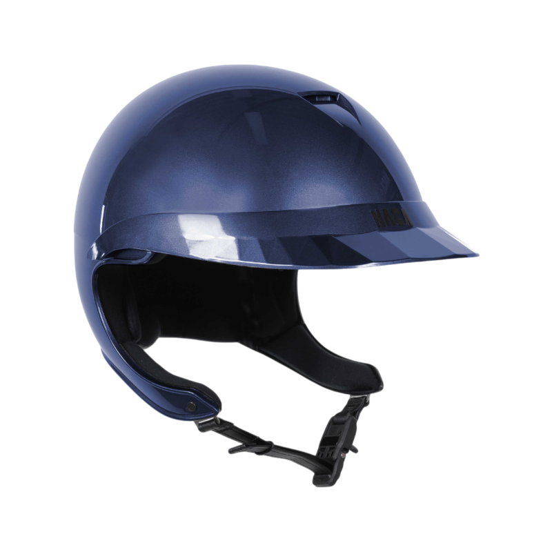 NACA - Casque d'équitation visière standard Comète XP bleu brillant