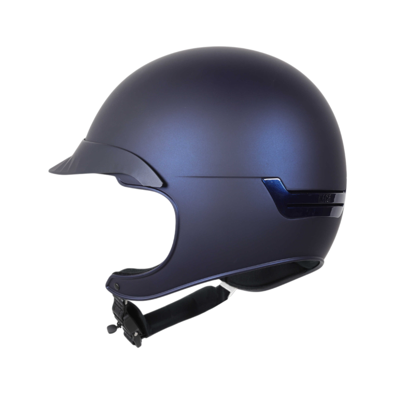NACA - Casque d'équitation visière standard Comète XP bleu mat