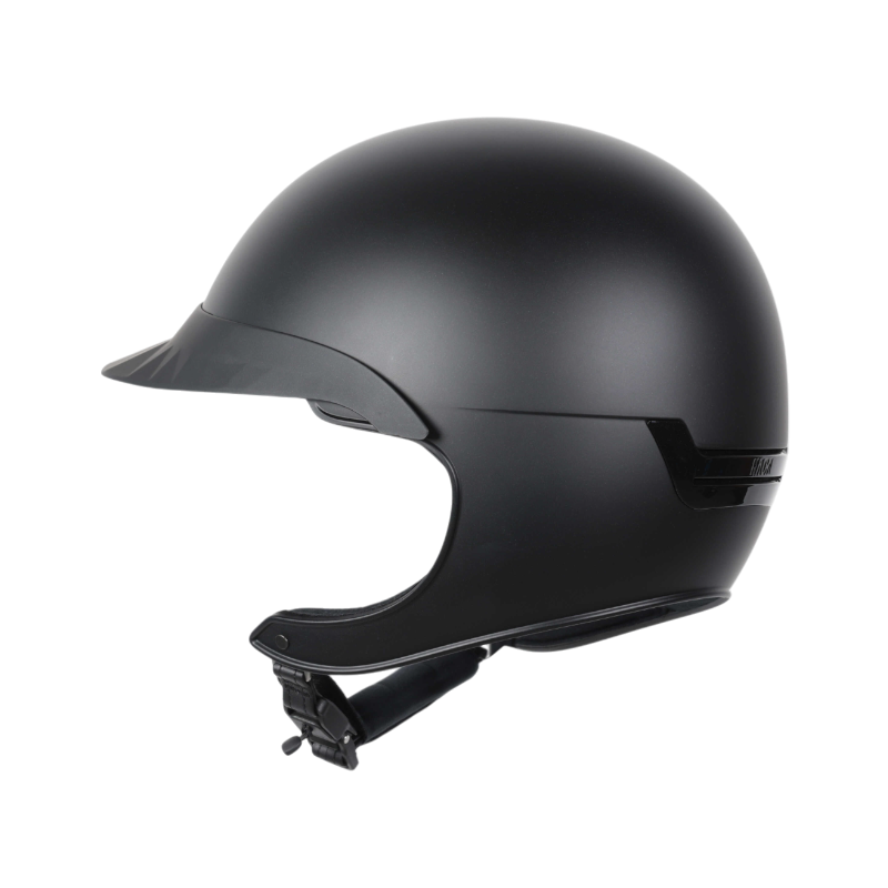 NACA - Casque d'équitation visière standard Comète XP noir mat