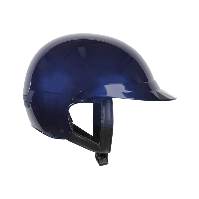 NACA - Casque d'équitation visière standard Comète S bleu brillant