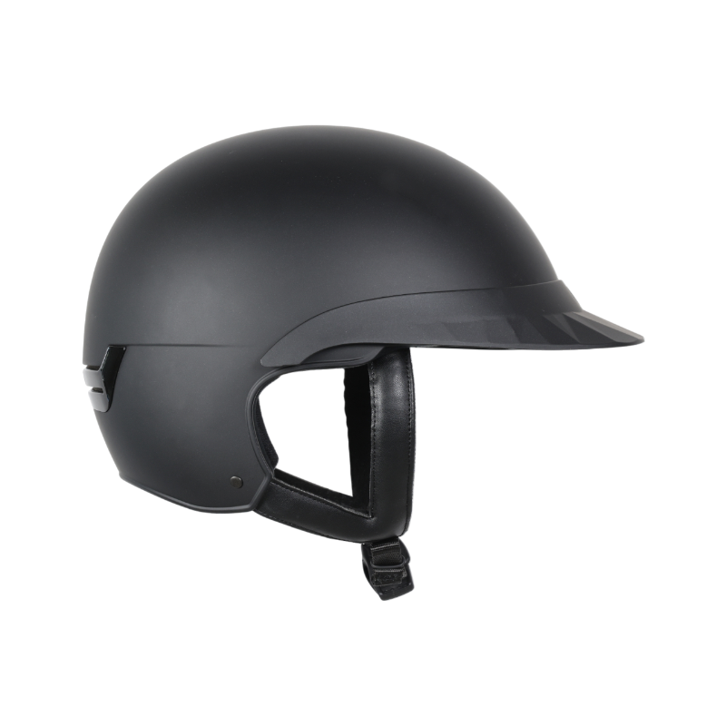 NACA - Casque d'équitation visière standard Comète S noir mat