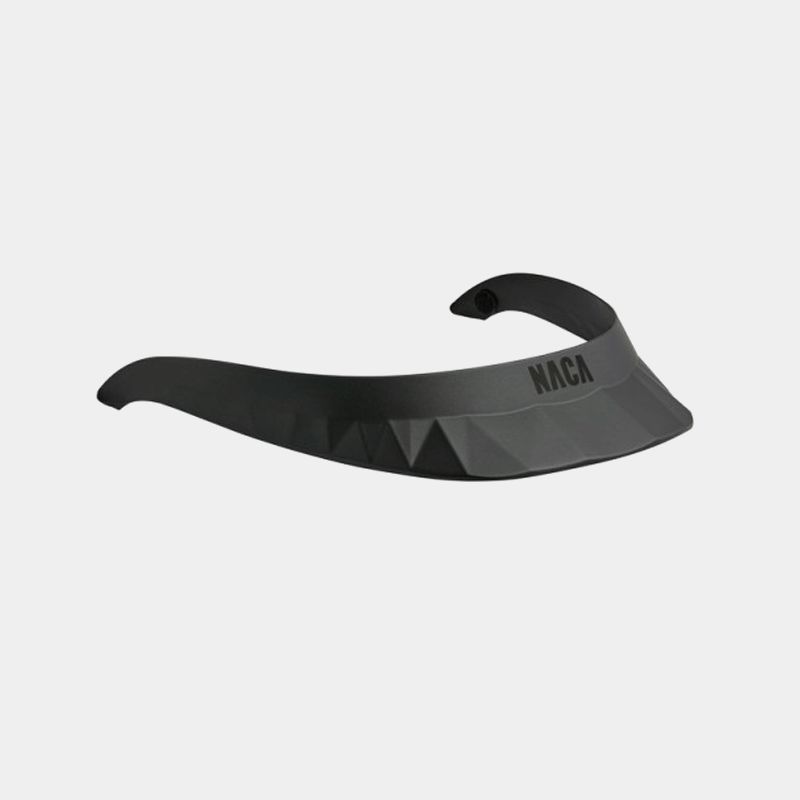 NACA - Visière standard matt noir onyx/ logo noir | - Ohlala