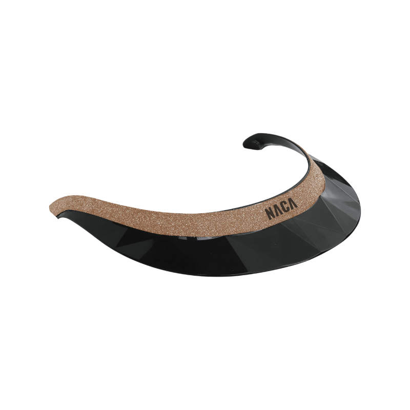 NACA - Visière Glow noir crystal rose gold
