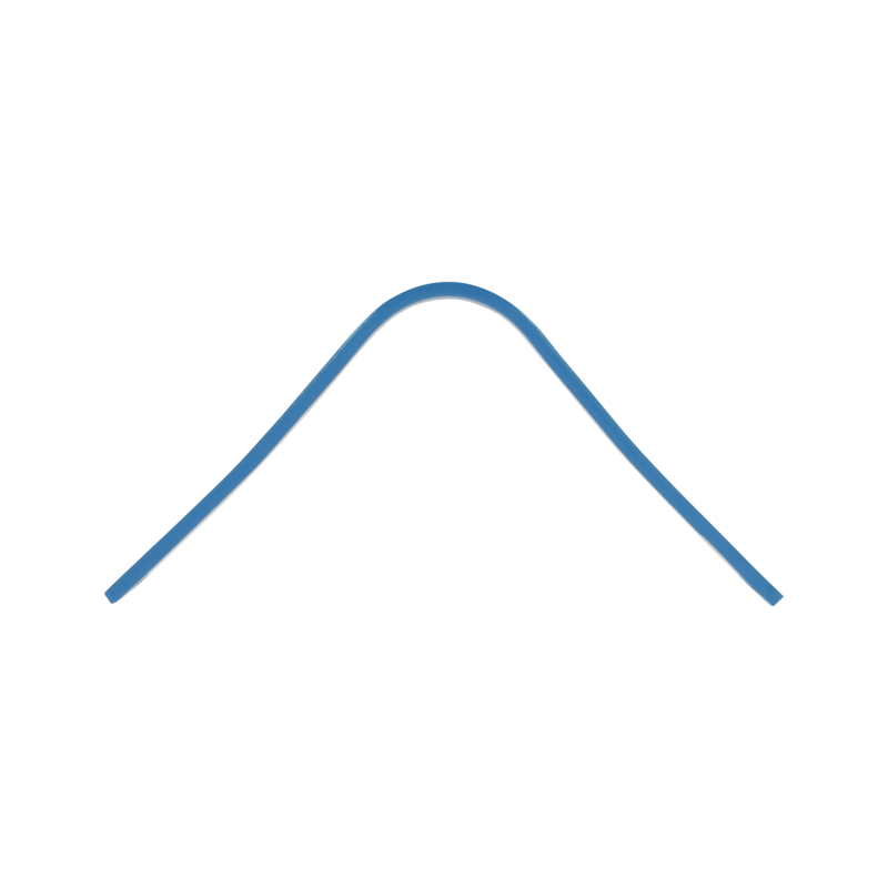 Norton - Arcade d'arçon interchangeable pour selle hybrid EK-Confortech bleu