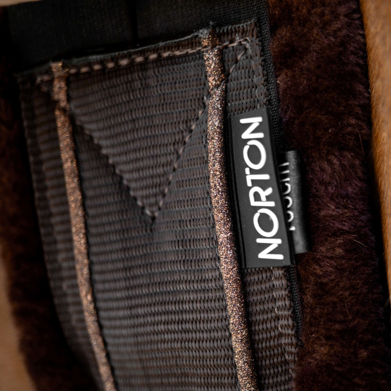 Norton - Sangle élastique EK-Glitter brun