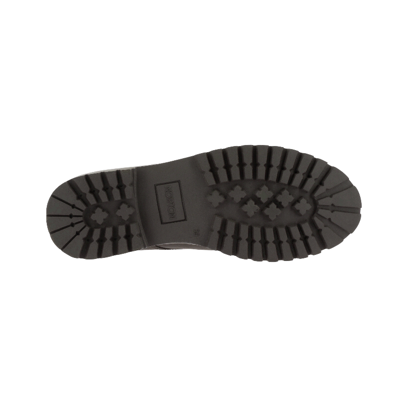 Norton - Boots Vauvert lacets + zip brun | - Ohlala