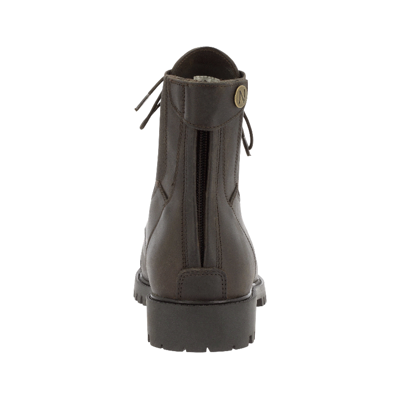 Norton - Boots Vauvert lacets + zip brun | - Ohlala