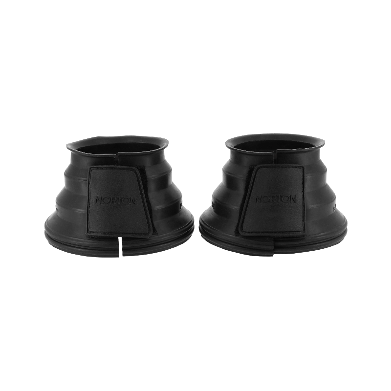 Norton - Cloches Zigzag caoutchouc velcro noir | - Ohlala