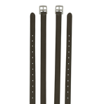 Norton - Étrivières synthétiques doublées brun | - Ohlala