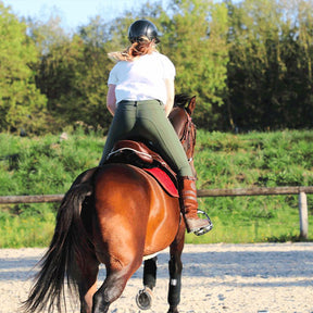 Animo Italia - Pantalon d'équitation femme Nule kaki | - Ohlala