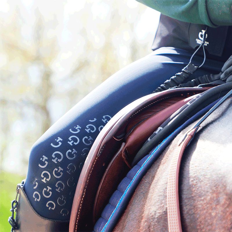 Cavalleria Toscana - Pantalon d'équitation femme Grip Marine | - Ohlala
