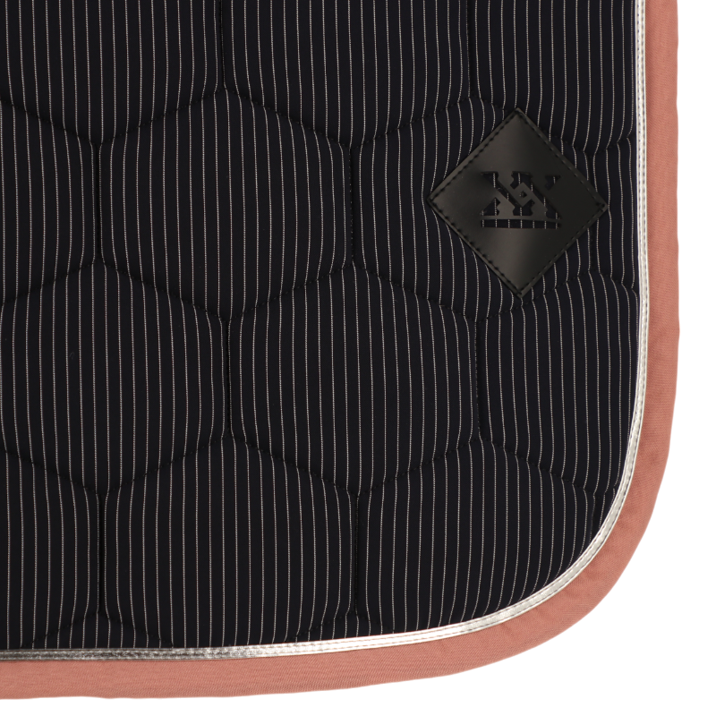 Oxxer - Tapis de dressage Corporate marine et rose